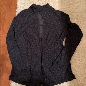 lululemon athletica Black Patterned cheetah align Jacket